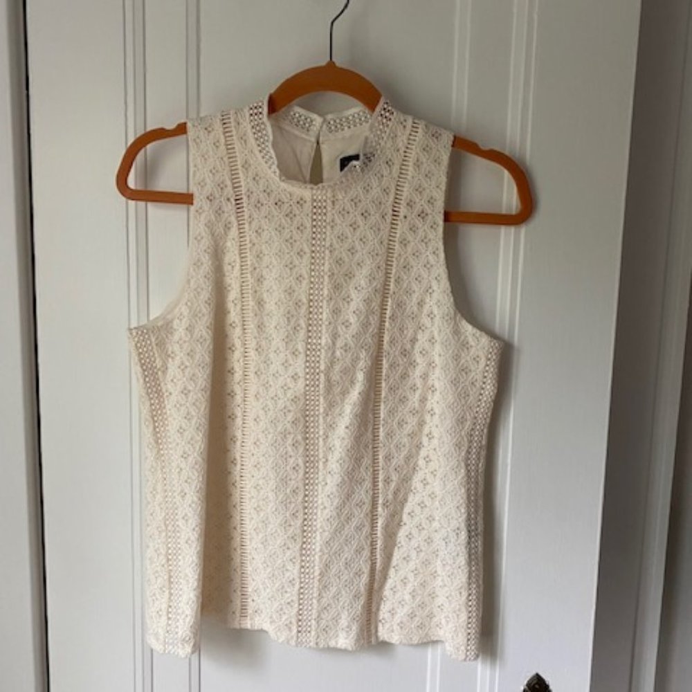 Banana Republic eyelet blouse